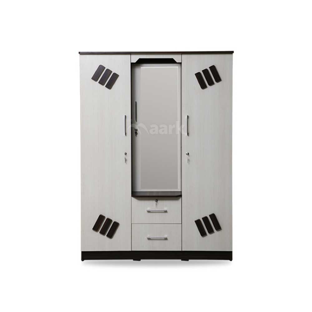 MAARK 3 DOOR WARDROBE TF WITH DRESSER