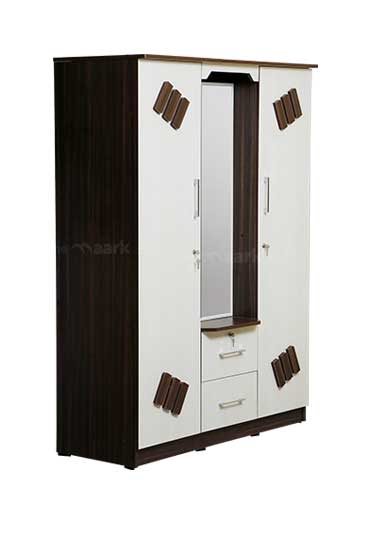 Maark 3 Door Wardrobe Tf With Dresser Online India - The Maark Trendz Coimbatore