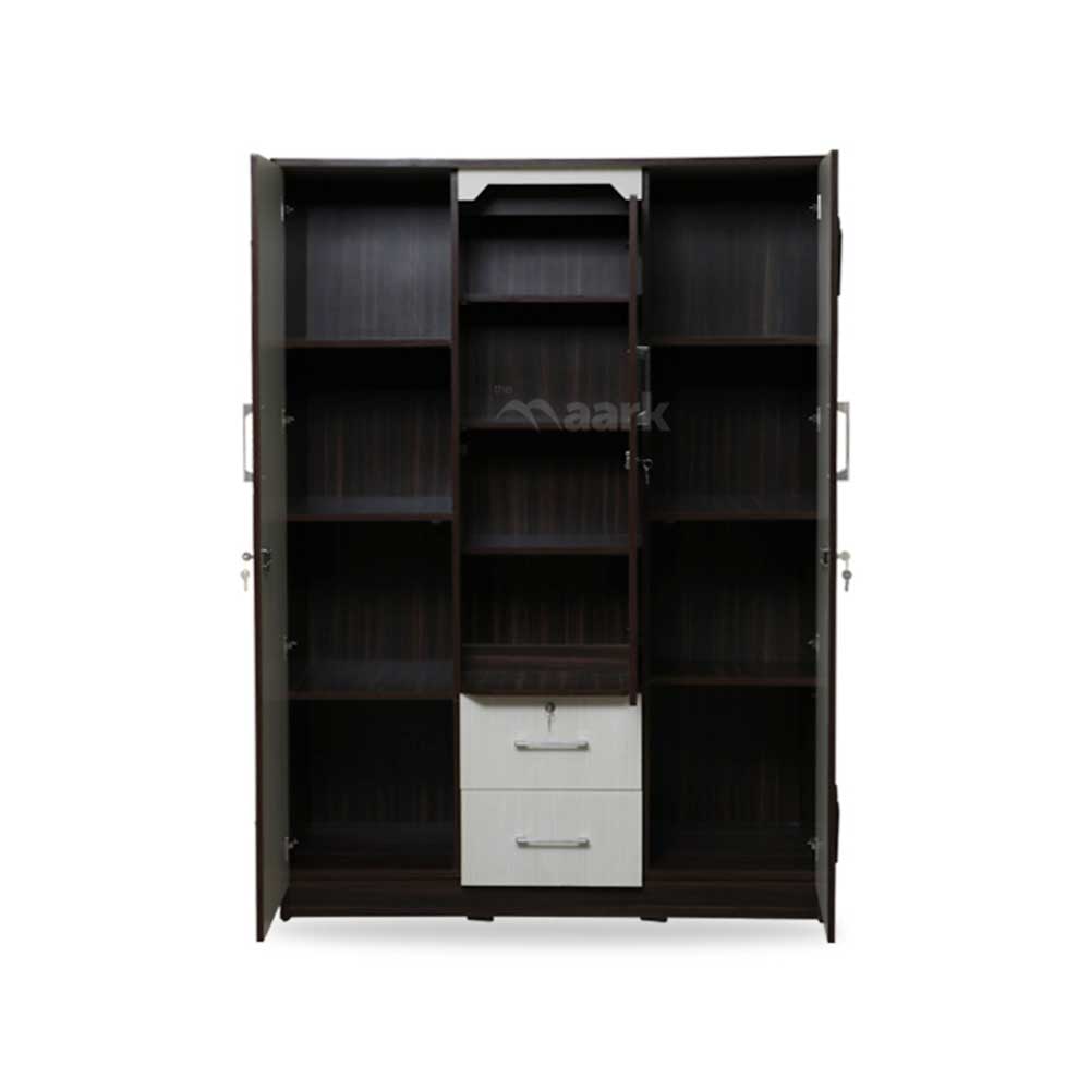 MAARK 3 DOOR WARDROBE TF WITH DRESSER
