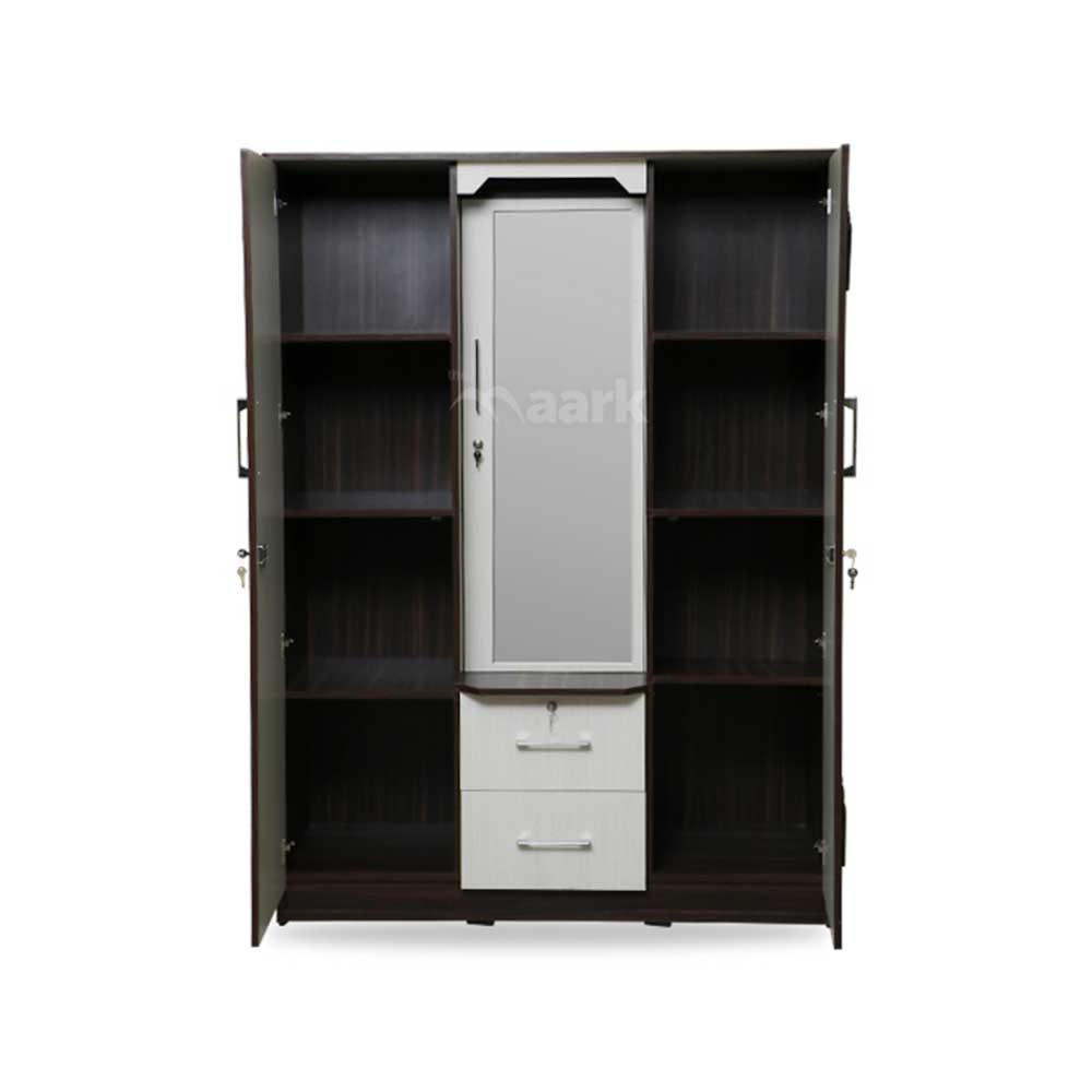 MAARK 3 DOOR WARDROBE TF WITH DRESSER