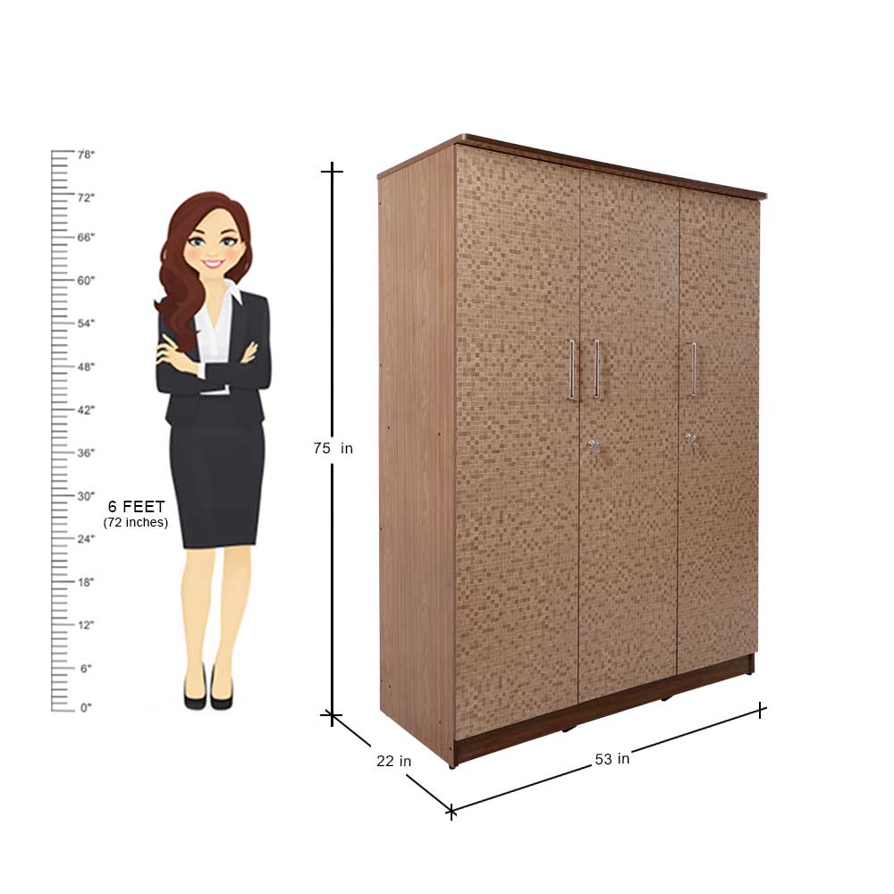 MAARK 3 DOOR WARDROBE TF STANDARD