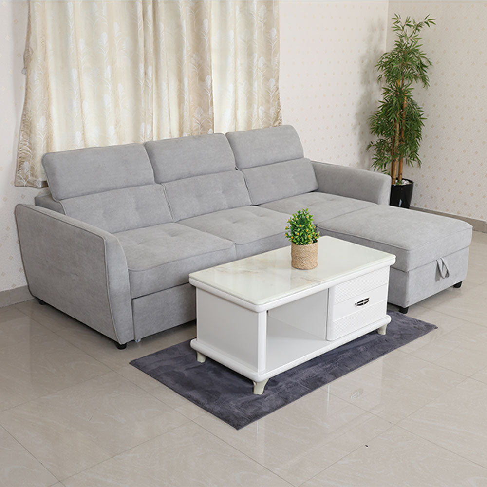 MAARK SOFA CUM BED S01002 STEEL COLOUR HT