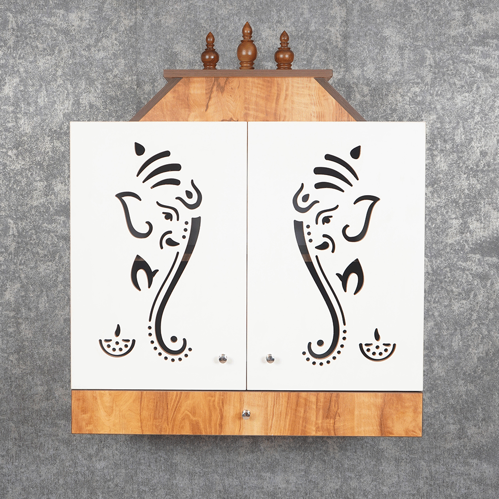 Maark Yanai Mugathan Pooja Rack 2.5*2.5 Online India - The Maark Trendz Coimbatore