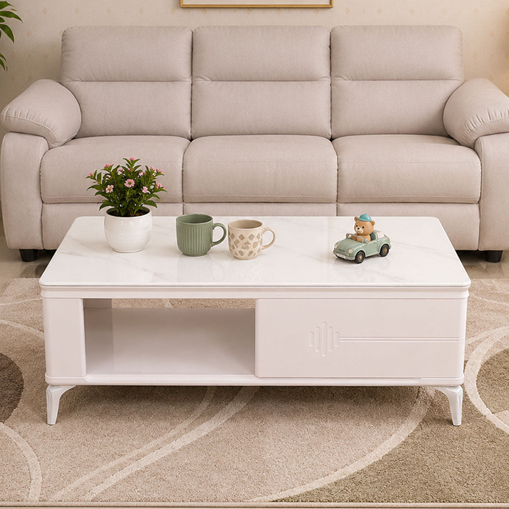 MAARK MARBLE TOP COFFEE TABLE 039-100 HT
