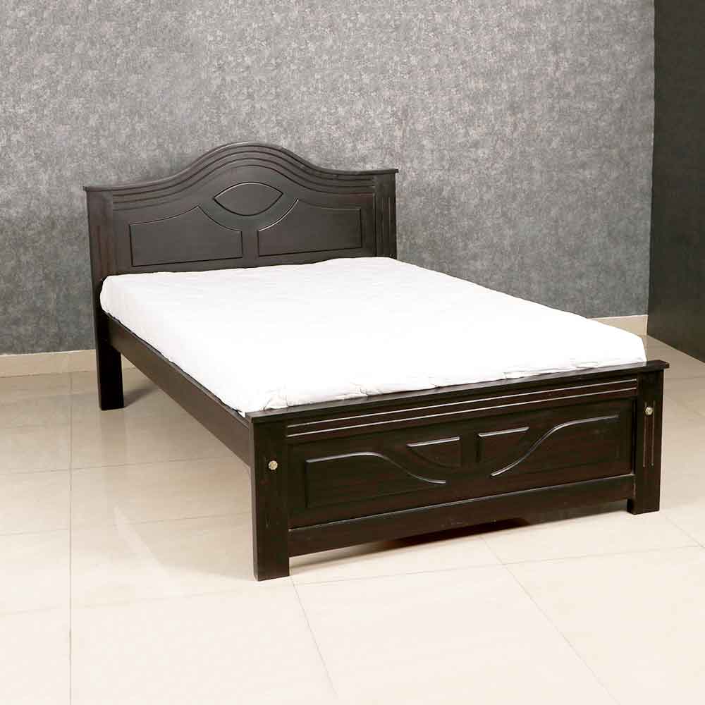 Maark Double Size Bed (4*6.25) Gd Arch Walnut Colour Wh05-Ero Online India - The Maark Trendz Coimbatore