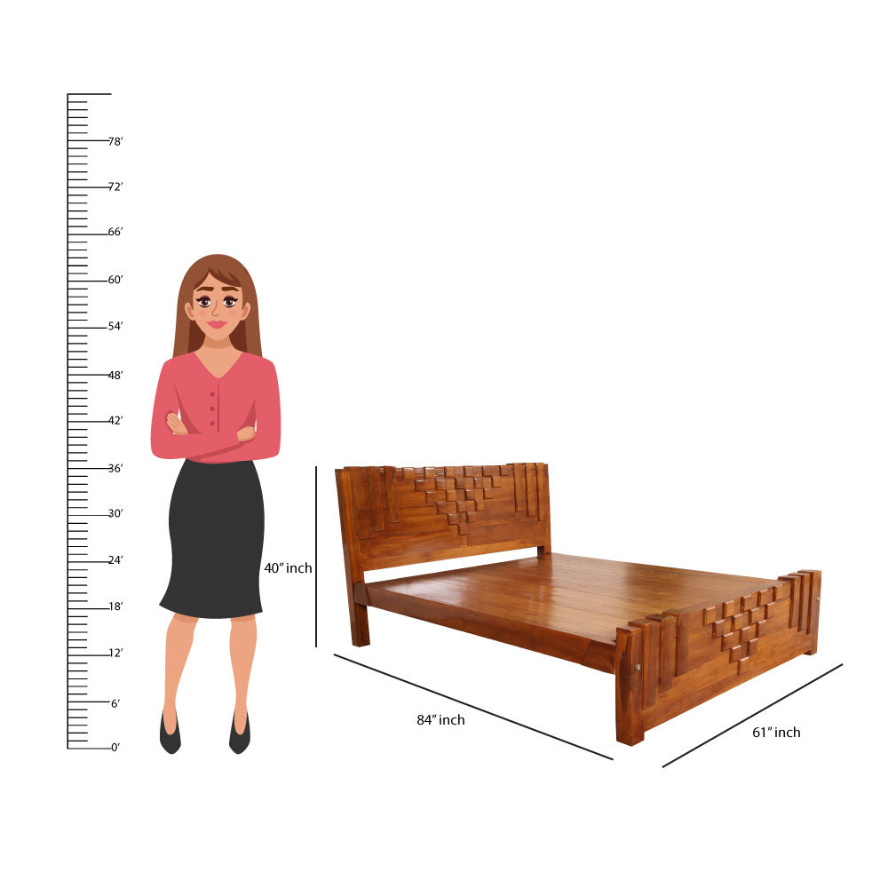 MAARK QUEEN SIZE BED (5*6.25) CC-28 WCF