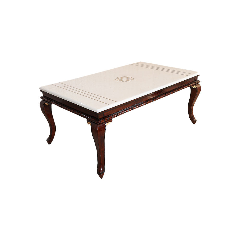 MAARK MARBLE TOP 6 SEATER DINING SET 6062 TD