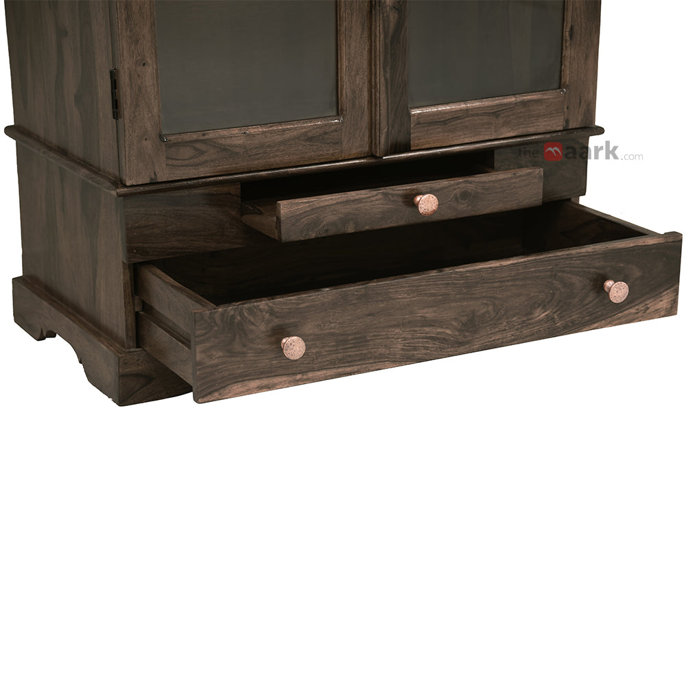 MAARK SHEESHAM WOOD POOJA RACK 1011 STONE FINISH SV