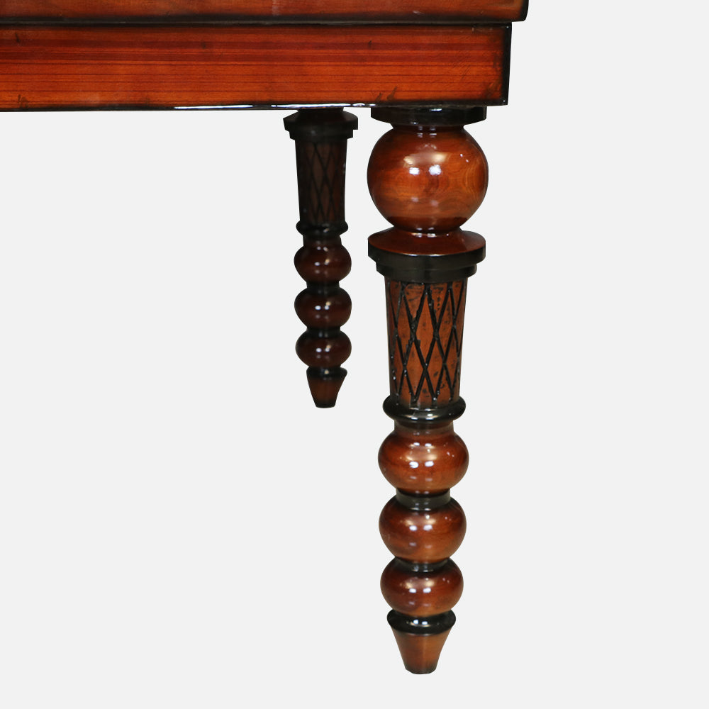 MAARK MARBLE TOP 8 SEATER DINING SET 4 BALL