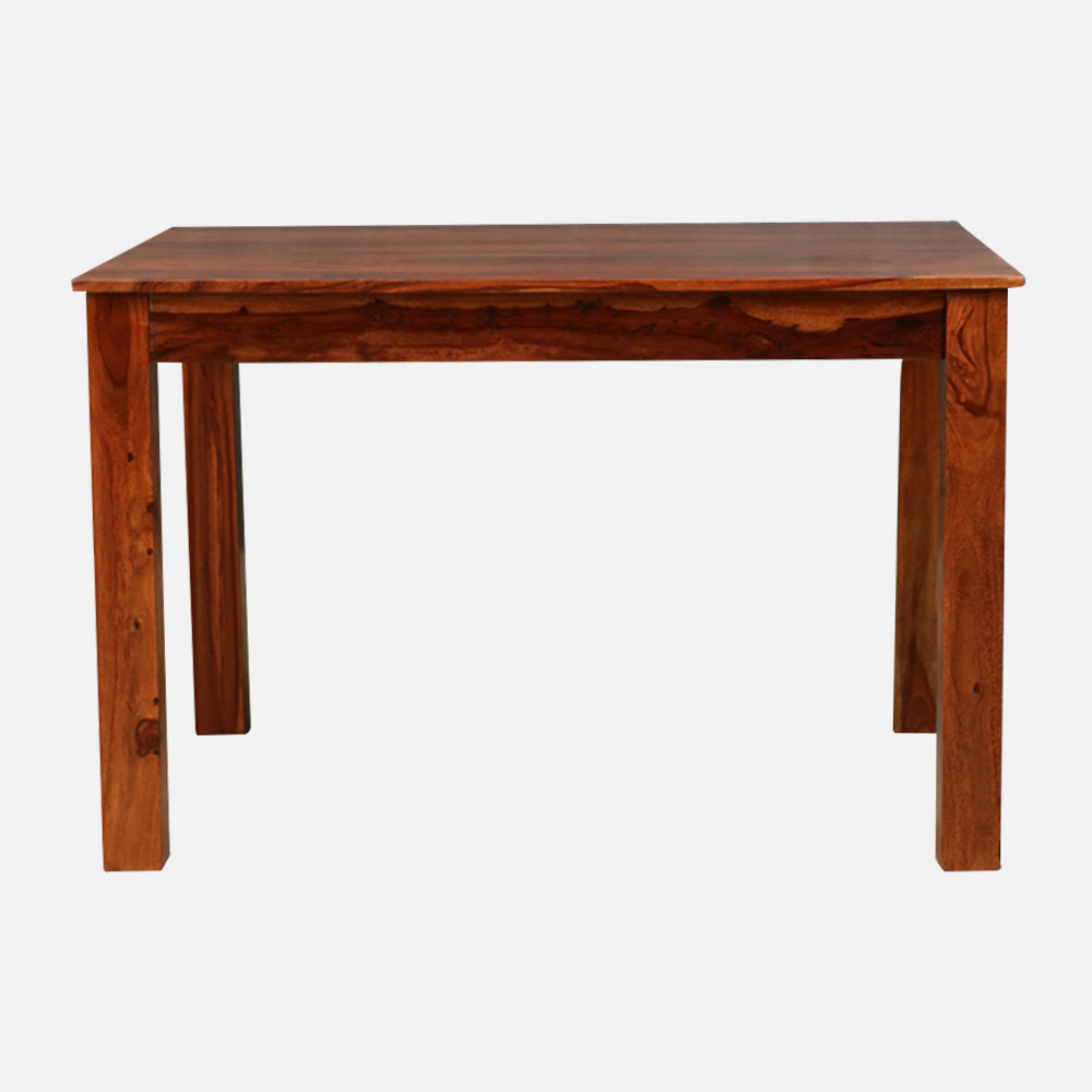 MAARK SHEESHAM WOOD 4 SEATER DINING SET (3.75*2.5) 1123 NATURAL FINISH SV