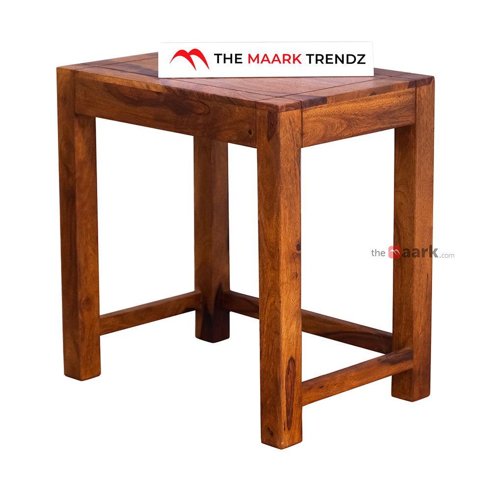 MAARK SHEESHAM WOOD NEST TABLE SET 8500 NATURAL FINISH SV