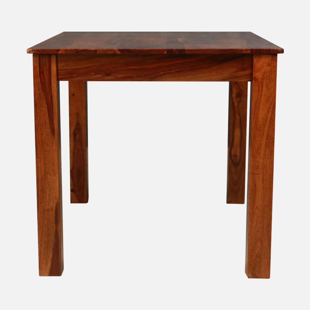 MAARK SHEESHAM WOOD 4 SEATER DINING SET (3.75*2.5) 1123 NATURAL FINISH SV