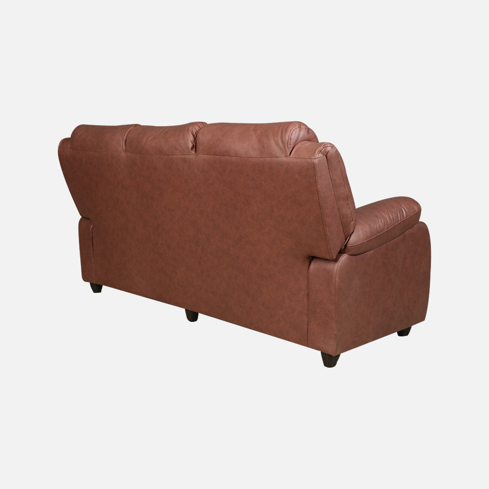 MAARK MANUAL RECLINER FABRIC SOFA SET (3+1R+1R)  MAGILCHI BROWN COLOUR