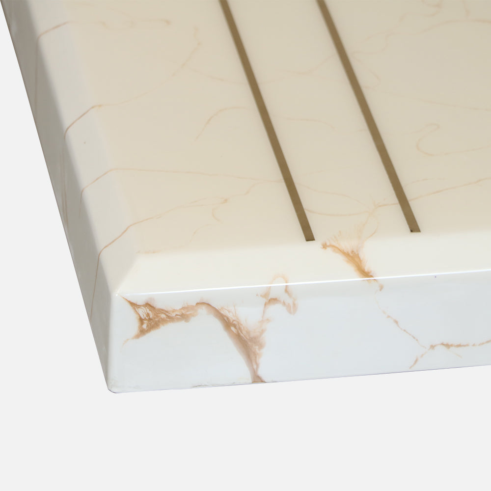 MAARK MARBLE TOP 6 SEATER DINING SET 6040 TD