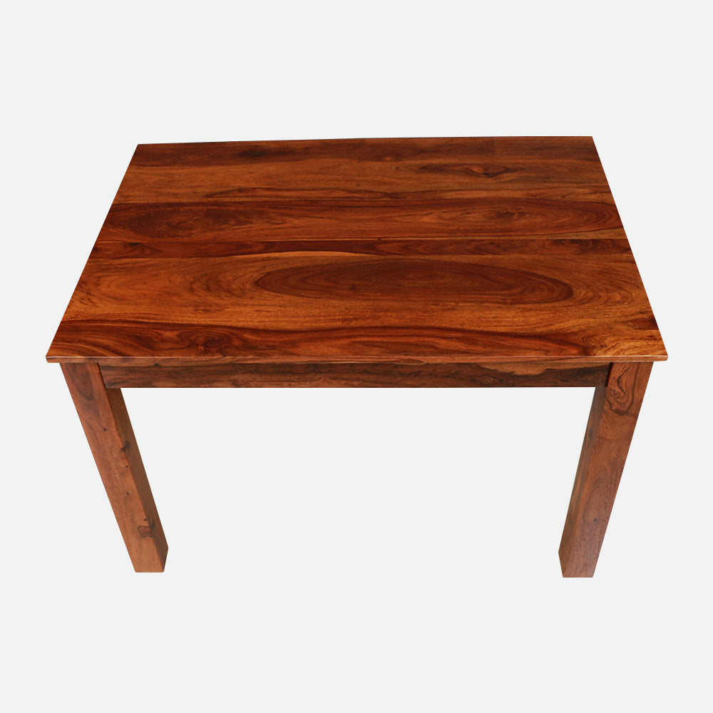 MAARK SHEESHAM WOOD 4 SEATER DINING SET (3.75*2.5) 1123 NATURAL FINISH SV