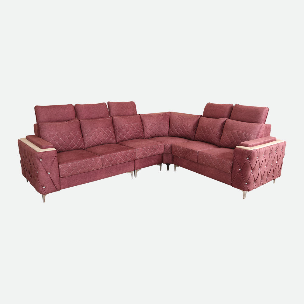 MAARK FABRIC CORNER SOFA 5 SEATER RAKSHA