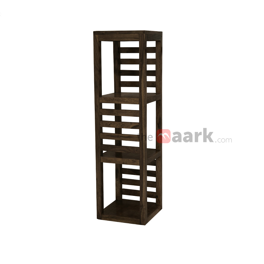 MAARK SHEESHAM WOOD BOOK SHELF 5059 STONE FINISH SV