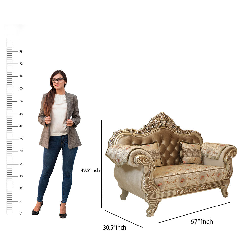 MAARK PALACE SOFA SET (3+2+2+SETTY) GAMLEVALA BF