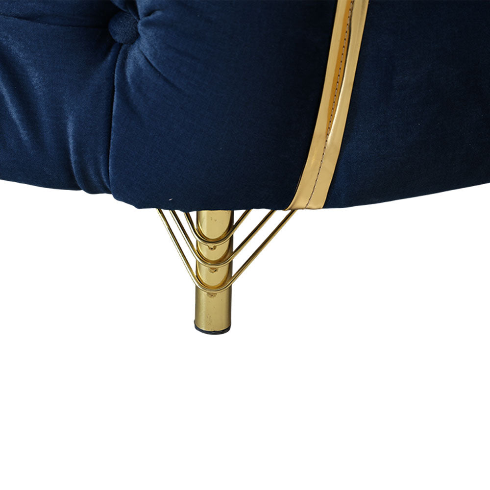 MAARK FABRIC SOFA SET (3+1+1) LUX BLUE COLOUR