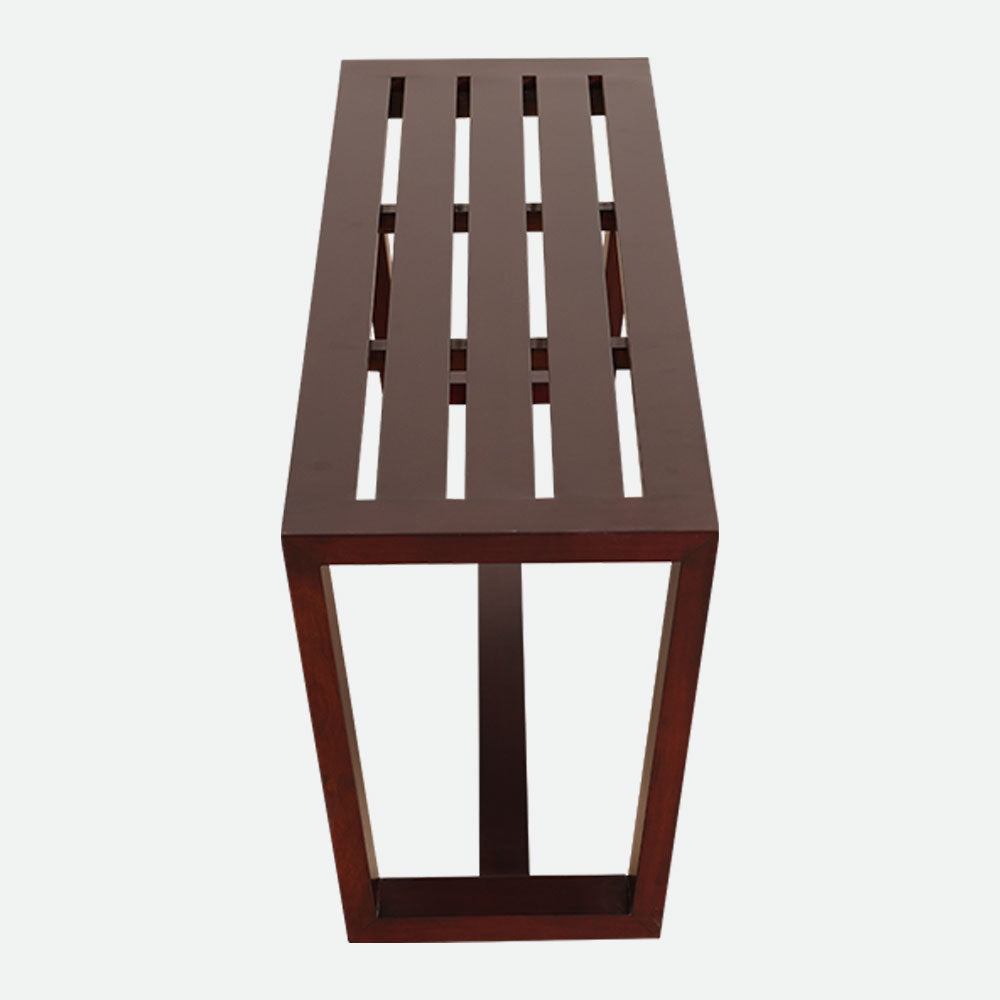 MAARK MARBLE TOP 4 SEATER DINING SET 4.75*3 (1+2+BENCH) WILLOW TT