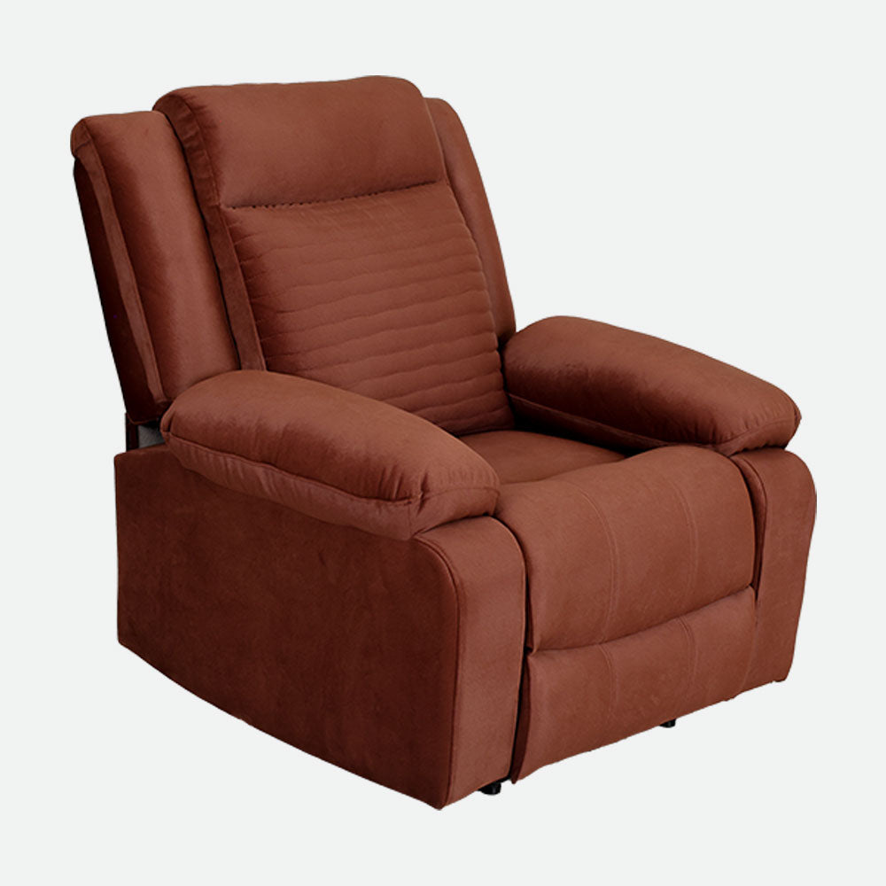 MAARK MANUAL RECLINER FABRIC SOFA SET (3+1R+1R) WAVE