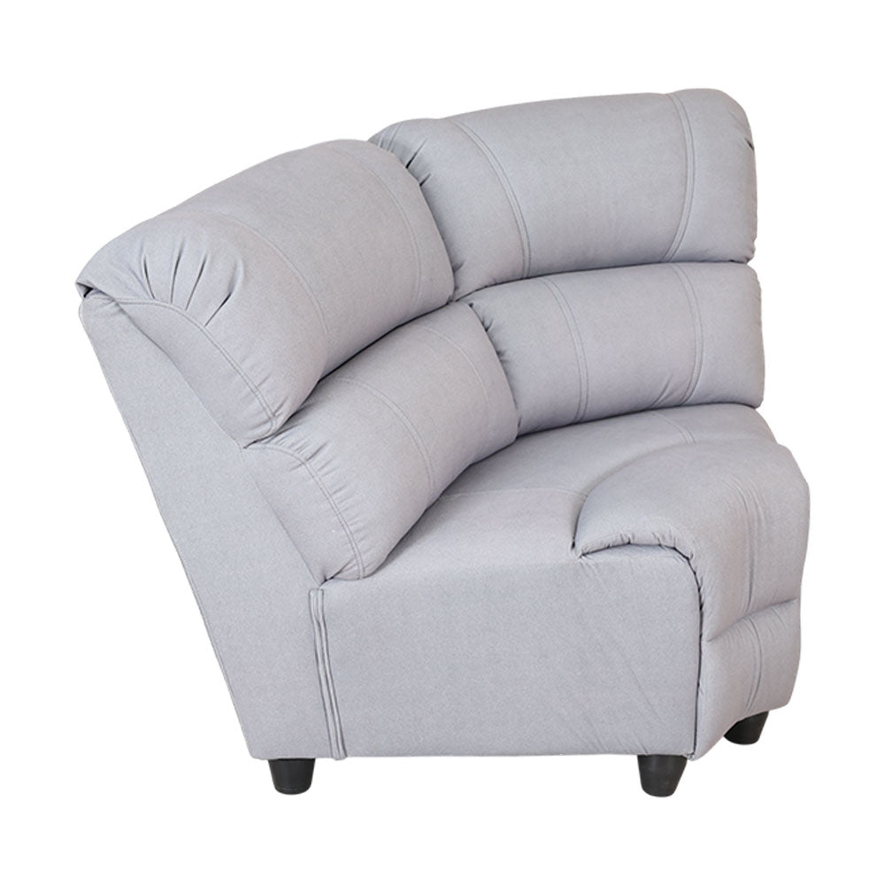 MAARK CORNER MANUAL RECLINER FABRIC SOFA 5 SEATER F211