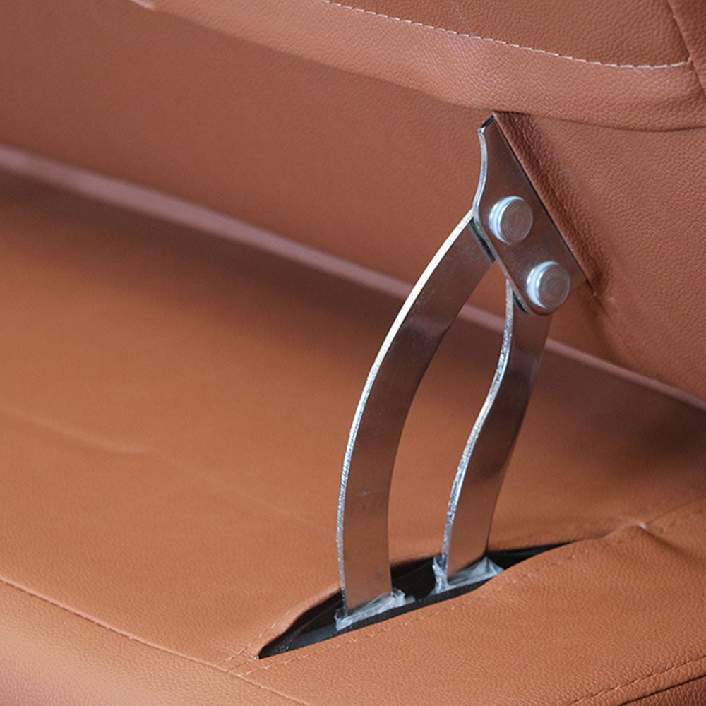 MAARK MOTORIZED RECLINER LEATHER SOFA SET (3R+2R+1R) 8356 TAN COLOUR HT