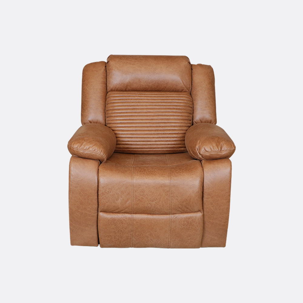 MAARK MANUAL RECLINER FABRIC SOFA SINGLE SEATER (RRR) LINE-131 HT