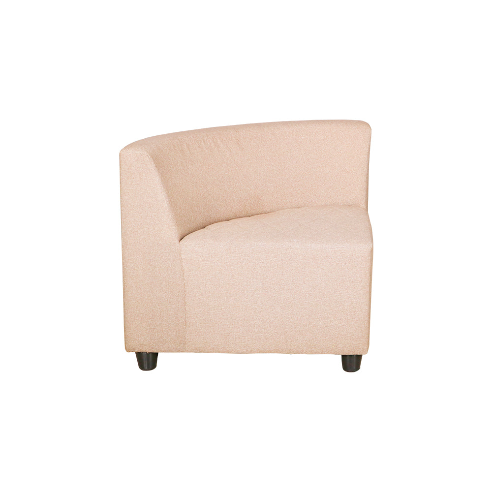 MAARK FABRIC CORNER SOFA 5 SEATER QUEEN BROWN COLOUR