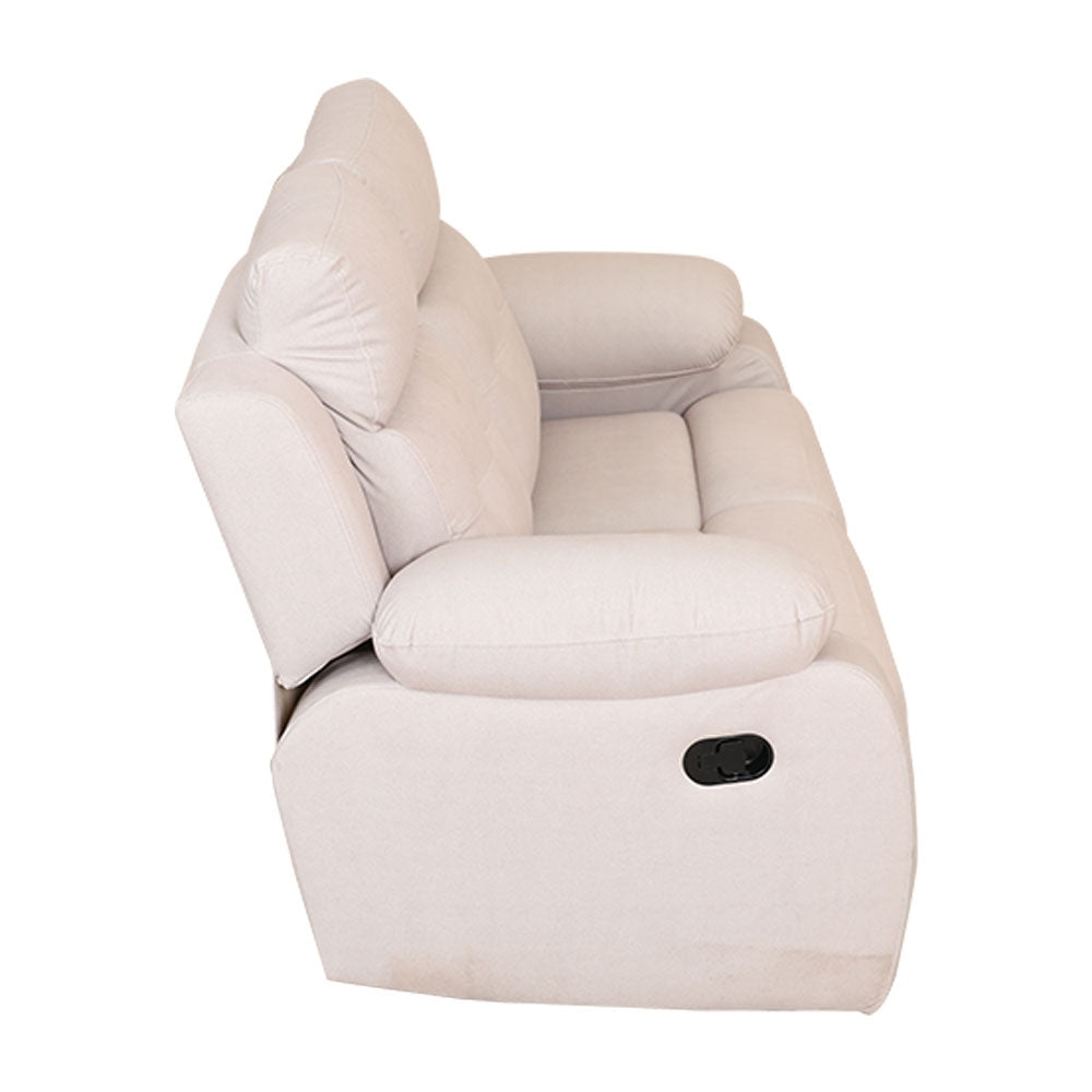 MAARK MANUAL RECLINER FABRIC SOFA SET (3+2R) GALAXY