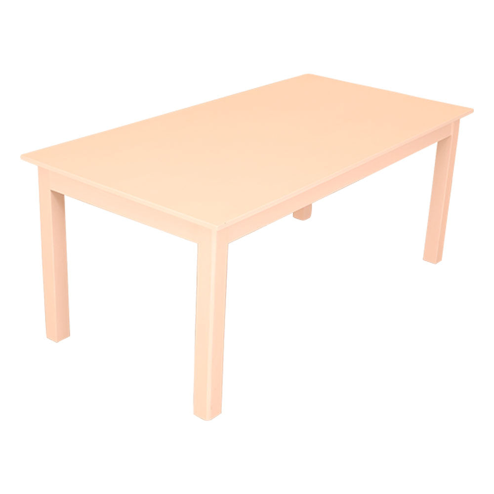 MAARK WOODEN TOP 6 SEATER DINING SET (1+4+BENCH) 6*3 WINDOW