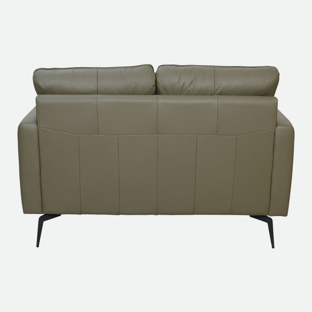 MAARK LEATHER SOFA SET (3+2) 6041 OLIVE GREEN ML