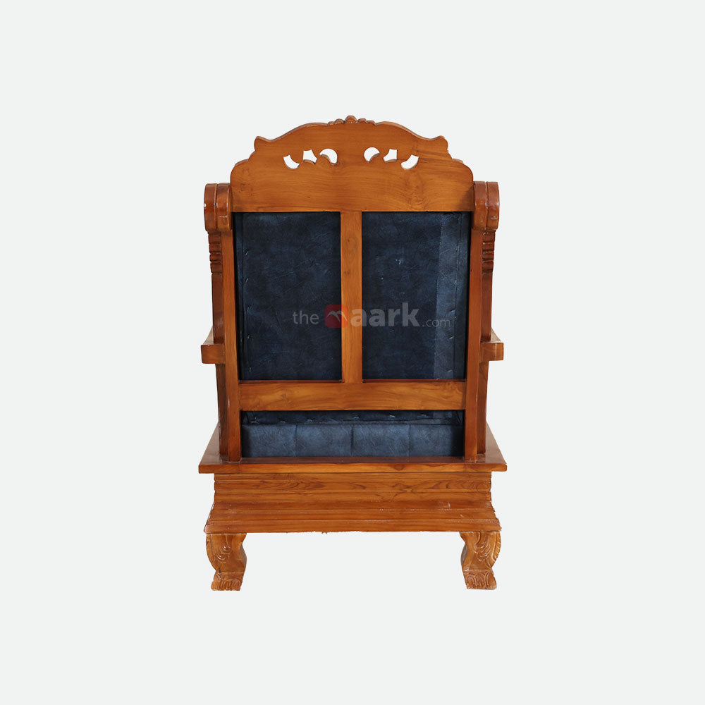 MAARK WOODEN SOFA SET (3+1+1) S-44 WCF