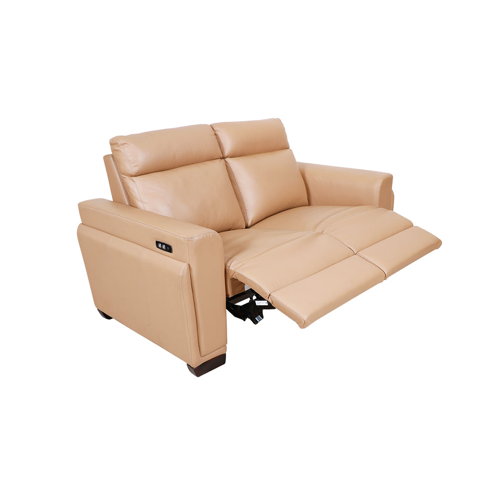 MAARK MOTORIZED RECLINER LEATHER SOFA SET (3R+2R ROME RL