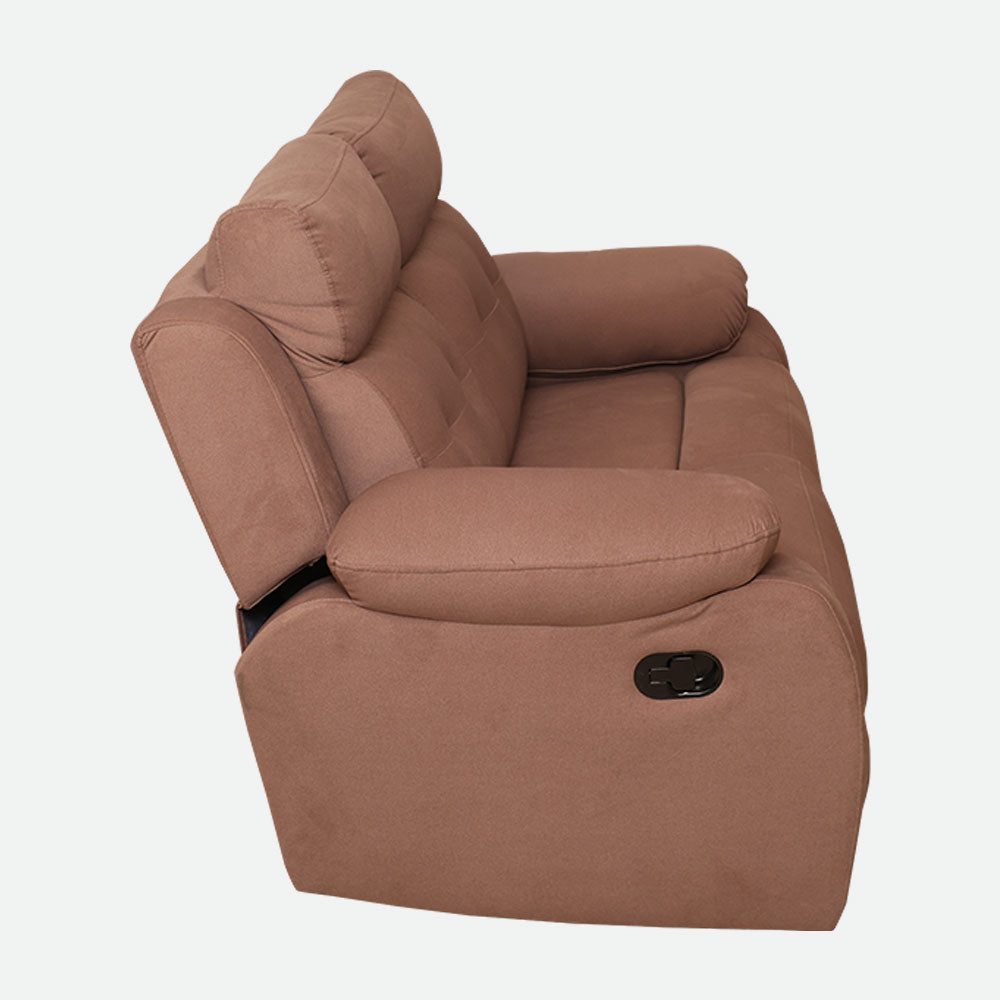 MAARK MANUAL RECLINER FABRIC SOFA SET (3+2) GALAXY