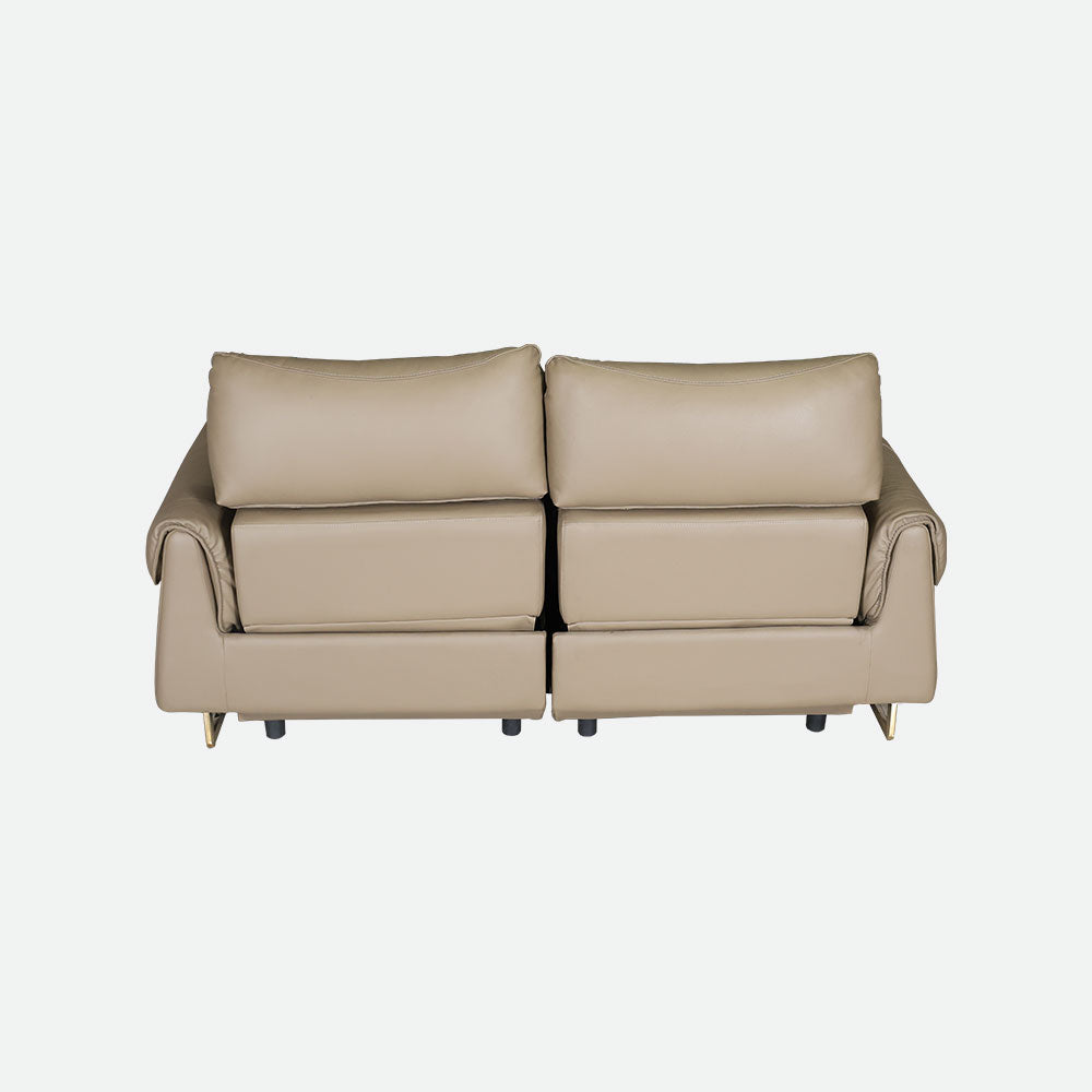 MAARK MOTORIZED RECLINER LEATHER SOFA SET (3R+2R) 2263 CAPPUCINO COLOUR HT