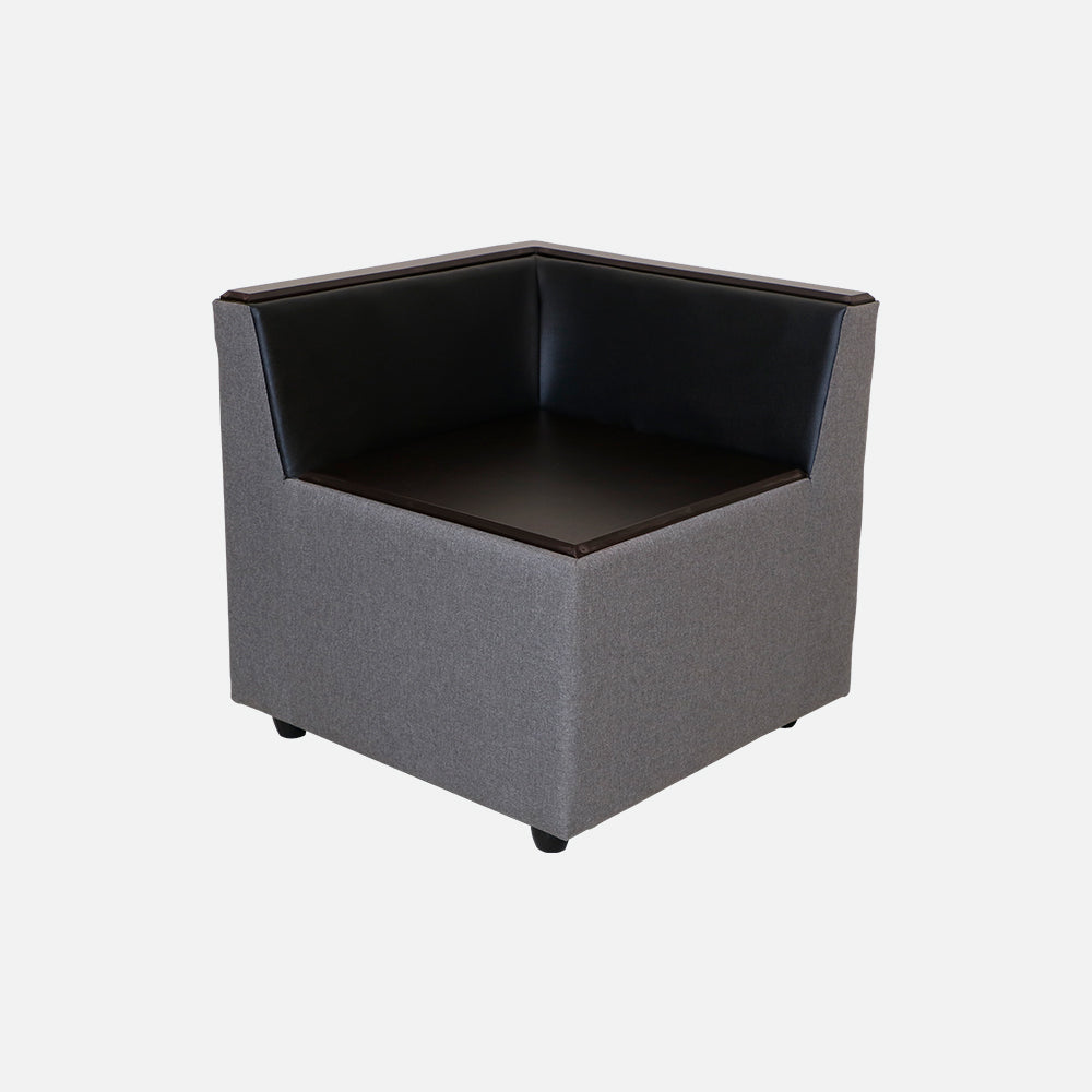 MAARK FABRIC CORNER SOFA 5 SEATER INDROYAL GRAY COLOUR