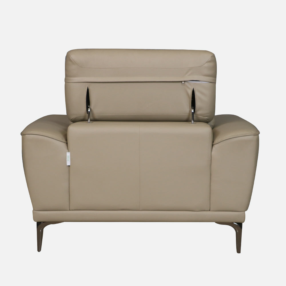 MAARK LEATHER SOFA SET (3+2+1) 7079 MOCHA COLOUR HT