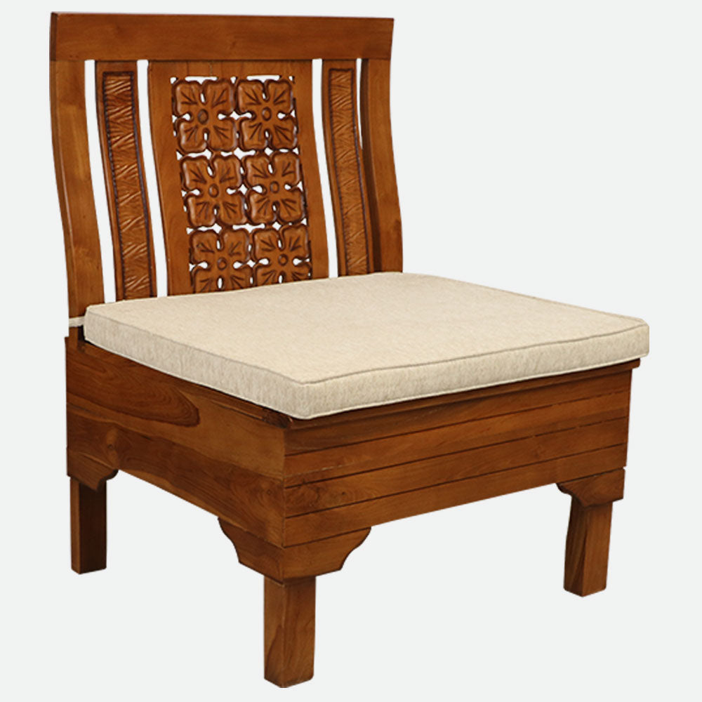 MAARK WOODEN CORNER SOFA 5 SEATER SEMANGI WITH COFFEE TABLE HT