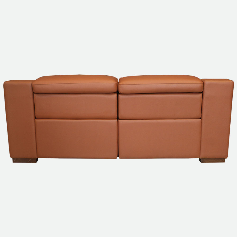 MAARK MOTORIZED RECLINER LEATHER SOFA SET (3R+2R+1R) 8356 TAN COLOUR HT