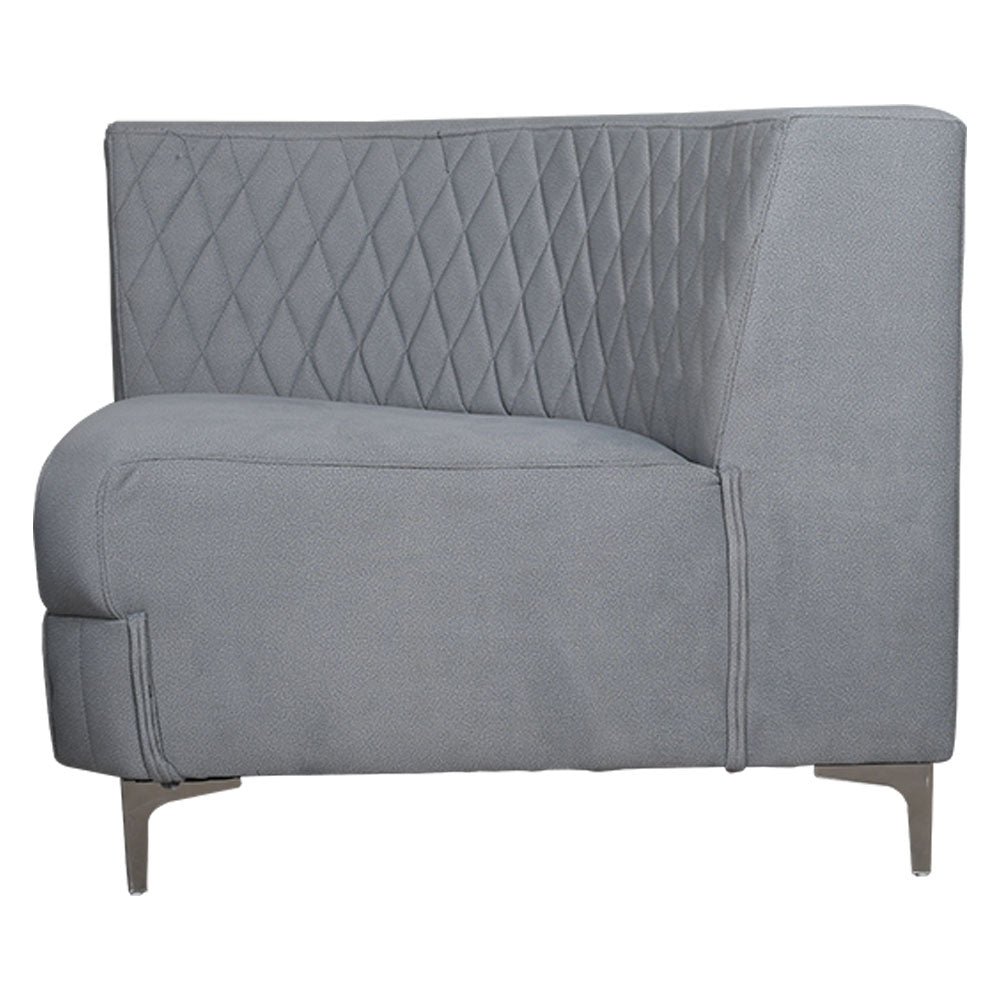 MAARK FABRIC CORNER SOFA 5 SEATER CAMEL BACK