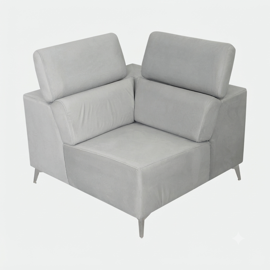 MAARK FABRIC CORNER SOFA 6 SEATER ROYCE
