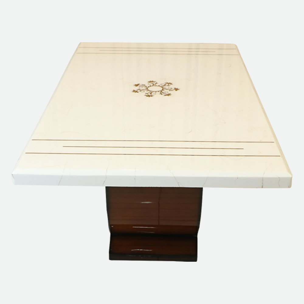MAARK MARBLE TOP 6 SEATER DINING SET 6034 TD