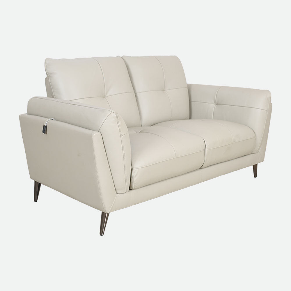 MAARK LEATHER SOFA SET (3+2+1) F2215 MOCHA COLOUR HT