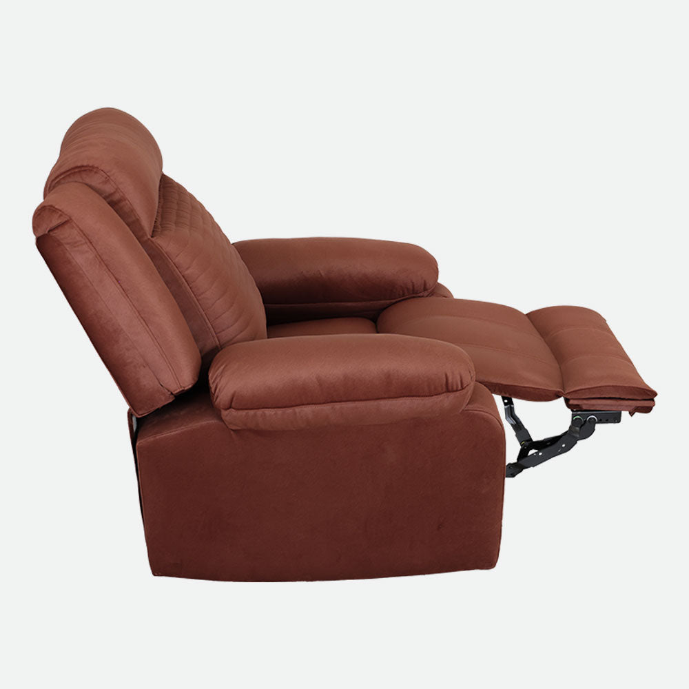 MAARK MANUAL RECLINER FABRIC SOFA SET (3+1R+1R) WAVE