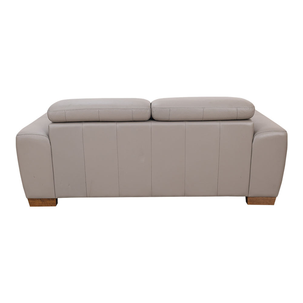 MAARK LEATHER SOFA SET (3+2) 6034 SMOKY GRAY ML