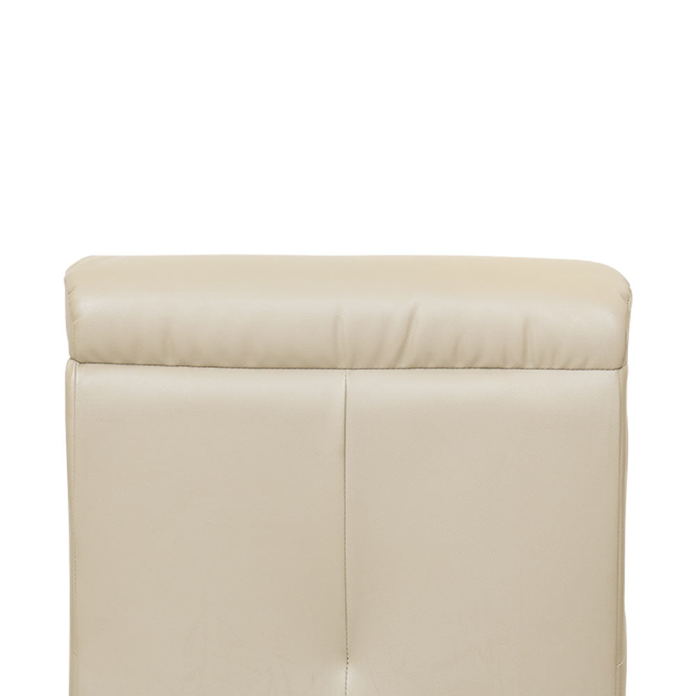 MAARK LEATHERETTE CORNER SOFA 5 SEATER DEMOS MOCHA COLOUR HT