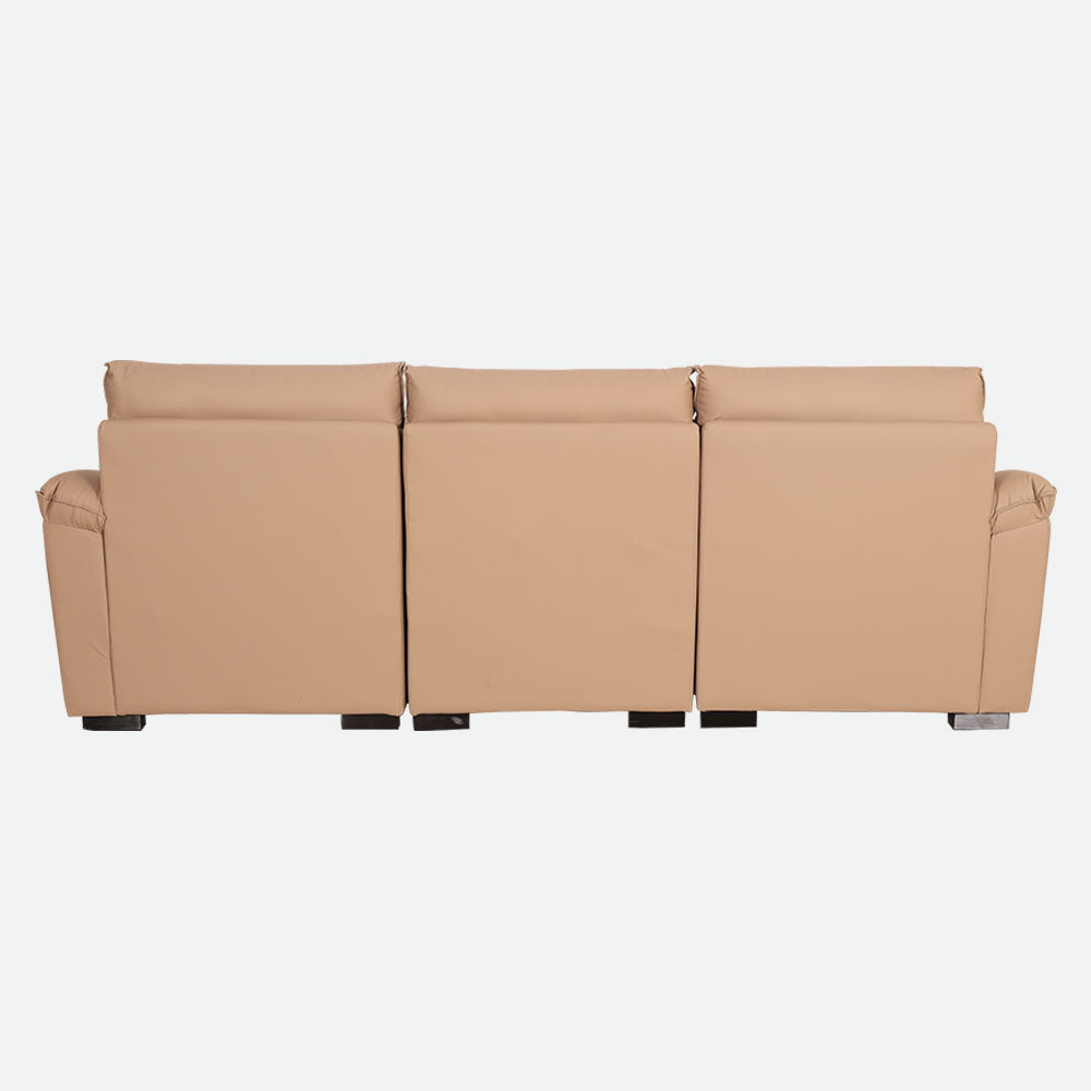 MAARK LEATHER SOFA SET (3+2+1) 3907-33 CAPPUCINO HT