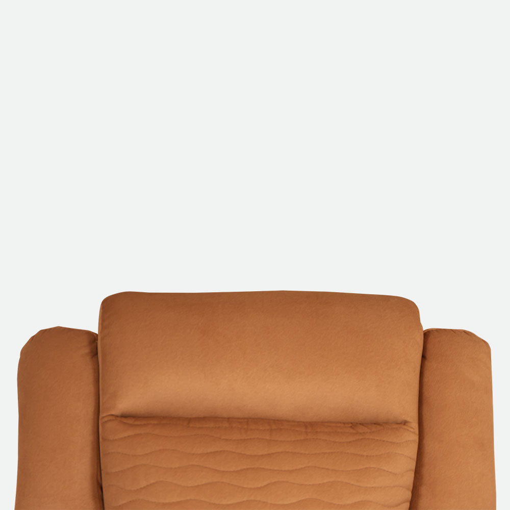 MAARK MANUAL RECLINER FABRIC SOFA SINGLE SEATER WAVE