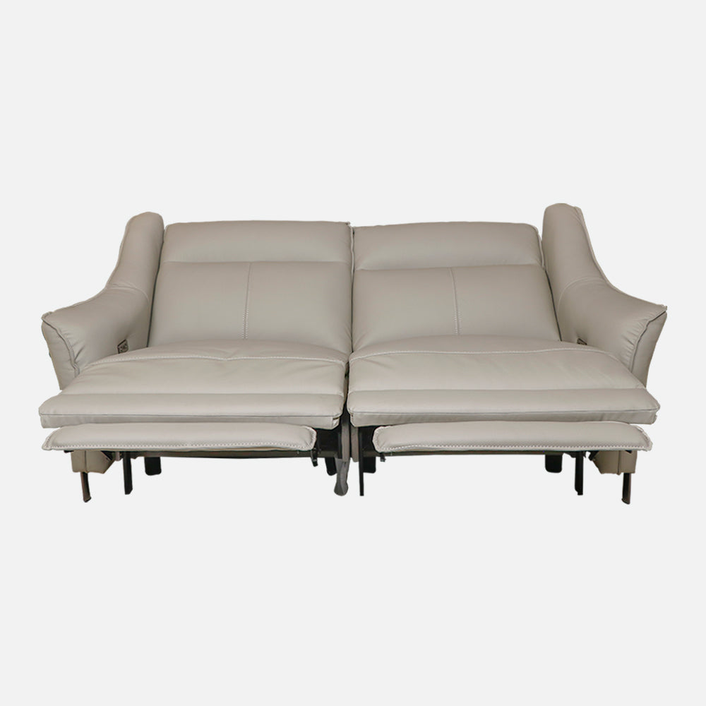 MAARK LEATHER SOFA SET (3+2) 2327 L.GRAY COLOUR HT